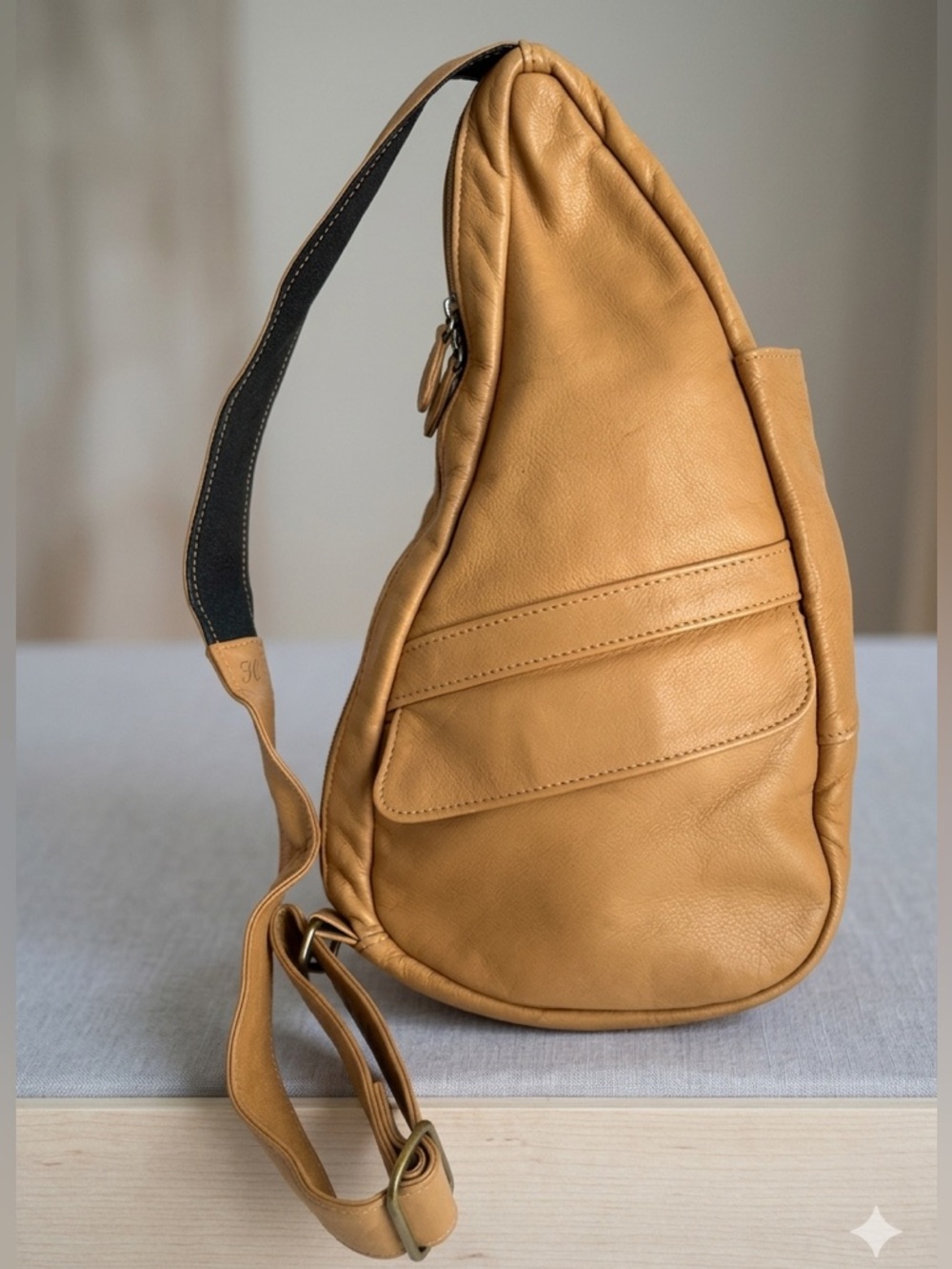 Ameribag Leather Healthy Crossbody Sling Bag Backpack
